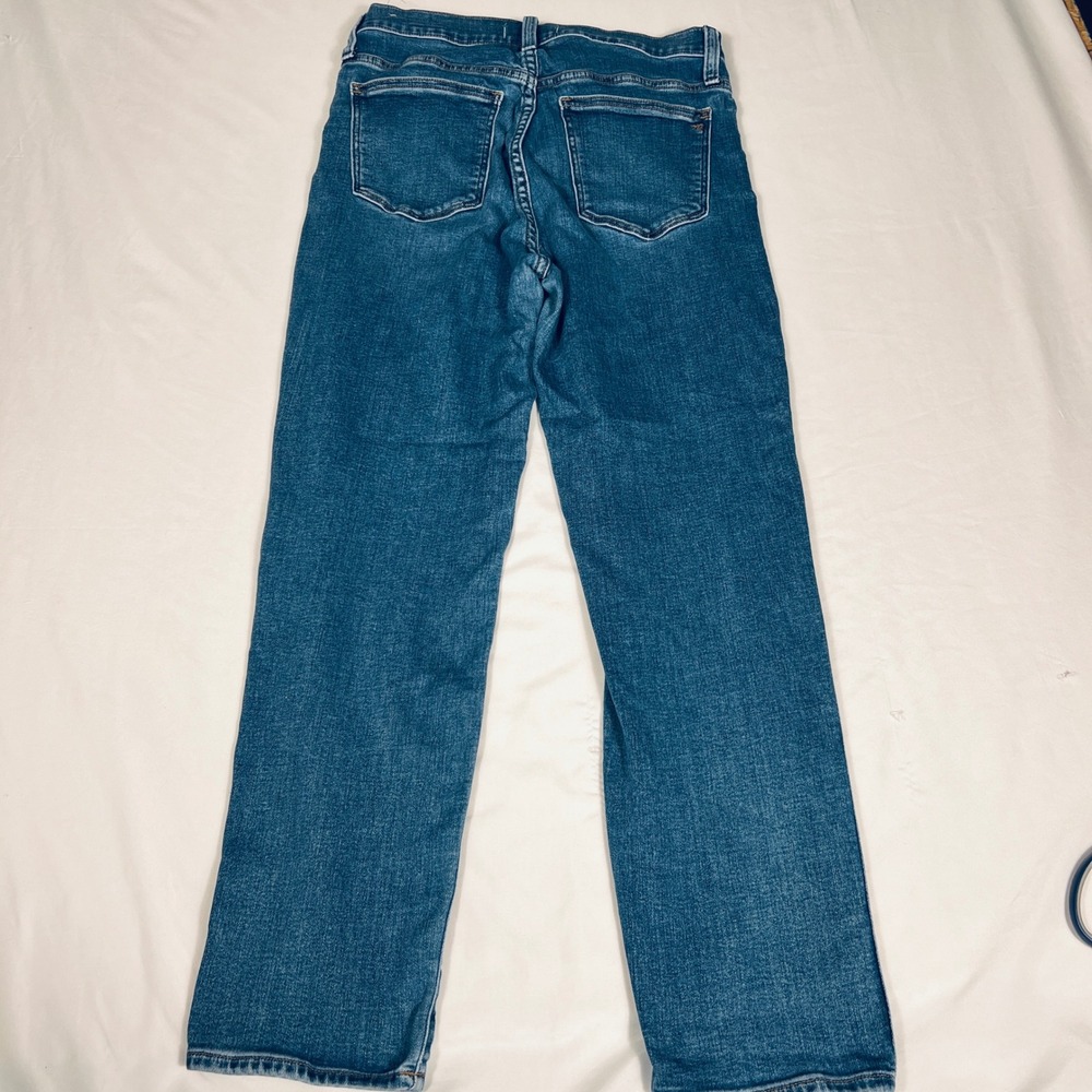 Madewell Roadtripper Stovepipe High Rise Straight Leg Blue Jeans Size 28 - Picture 8 of 8